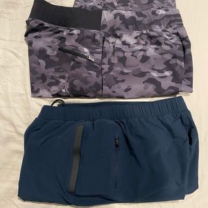 2 lululemon men’s shorts 9”